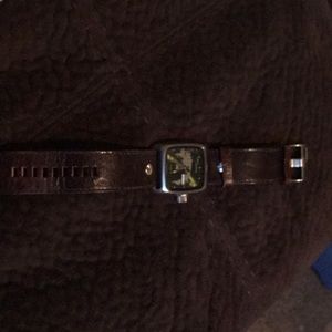 Diesel leather watch